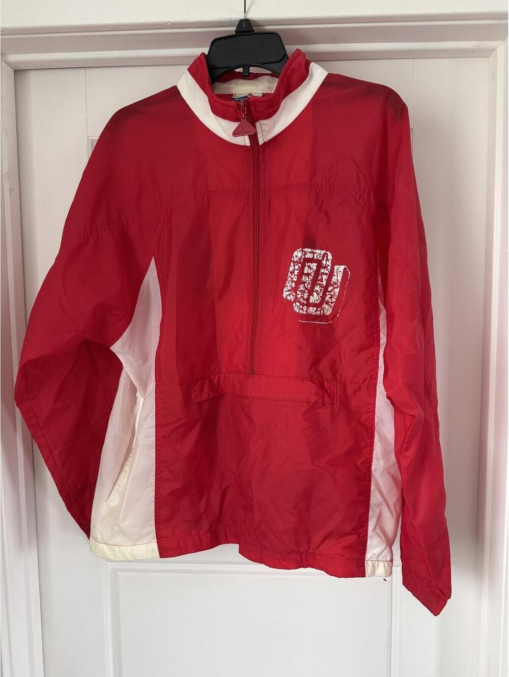 Vintage Apex One Varsity Oklahoma Sooners Windbreaker Jacket Men's M Pullover